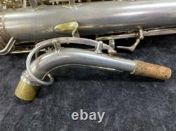 Original Silver Plated Buescher Aristocrat Series Alto Sax Serial # 336952