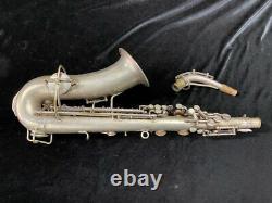Original Silver Plated Martin TYPEWRITER Alto Saxophone Serial # 98082