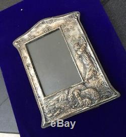 Original Silver plated Art Nouveau Photo Frame Nursery Rhyme BaBa Black Sheep