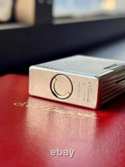 Original St DuPont Premium Lighter original silver plated vintage