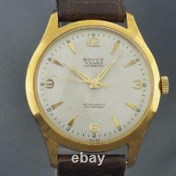 Original Swiss New Old Stock Vintage Watch Nice Dial Gold Plated Manual Wind