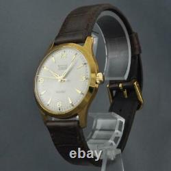 Original Swiss New Old Stock Vintage Watch Nice Dial Gold Plated Manual Wind