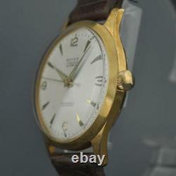 Original Swiss New Old Stock Vintage Watch Nice Dial Gold Plated Manual Wind