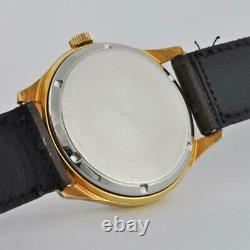 Original Swiss New Old Stock Vintage Watch Nice Dial Gold Plated Manual Wind