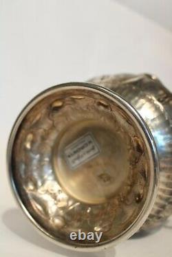 Original Vintage Italian Silver 800 Jug? Saucer Plate Marked 2263 gr Gilded