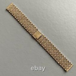 Original Vintage NSA Gold Plated Wristwatch Bracelet. 18mm End Links