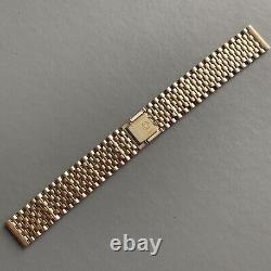 Original Vintage NSA Gold Plated Wristwatch Bracelet. 18mm End Links