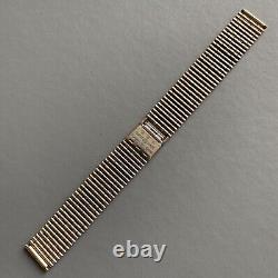 Original Vintage NSA Gold Plated Wristwatch Bracelet. 18mm End Links