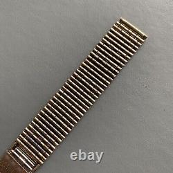 Original Vintage NSA Gold Plated Wristwatch Bracelet. 18mm End Links