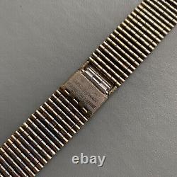 Original Vintage NSA Gold Plated Wristwatch Bracelet. 18mm End Links