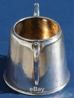 Original WHITE STAR LINE RMS TEUTONIC / MAJESTIC Era Silver-Plated Sugar Bowl Lg