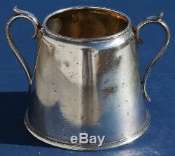 Original WHITE STAR LINE RMS TEUTONIC / MAJESTIC Era Silver-Plated Sugar Bowl Lg