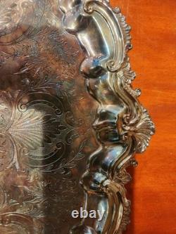 Original W. Egan & Sons Cork Large Butler Tray Stamped
