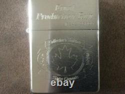 Original Zippo Silver Plate Final Production Run 2003 Niagra falls Canada. New
