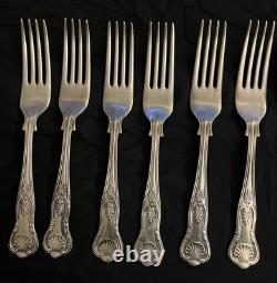 Osbourne A1 Silver Plated Sheffield Cutlery Set 43 PCS Kings Pattern