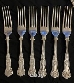 Osbourne A1 Silver Plated Sheffield Cutlery Set 43 PCS Kings Pattern