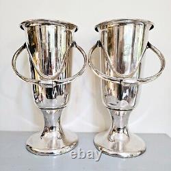 Pair Of Large 20th Century Art Deco WMF Champagne Coolers