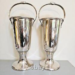 Pair Of Large 20th Century Art Deco WMF Champagne Coolers