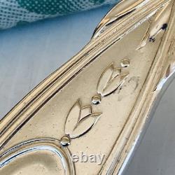 Pair Of Rare Art Nouveau Antique Silver Plate Dish Holders Silver Service 1900s