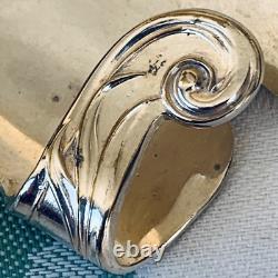 Pair Of Rare Art Nouveau Antique Silver Plate Dish Holders Silver Service 1900s