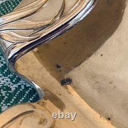 Pair Of Rare Art Nouveau Antique Silver Plate Dish Holders Silver Service 1900s