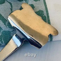 Pair Of Rare Art Nouveau Antique Silver Plate Dish Holders Silver Service 1900s