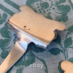 Pair Of Rare Art Nouveau Antique Silver Plate Dish Holders Silver Service 1900s