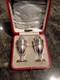 Pair Of Silver Peppers (Hallmarked Chester 1912) In Original Presentation Box