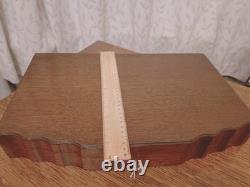 Pristine 49 Pc Silver Plate Faux Bone CUTLERY CANTEEN by John Taylor Sheffield