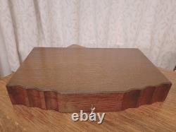 Pristine 49 Pc Silver Plate Faux Bone CUTLERY CANTEEN by John Taylor Sheffield