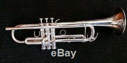 Pristine Silver Plated Yamaha YTR-5335G Allegro Step-Up Trumpet w Original Case