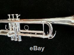 Pristine Silver Plated Yamaha YTR-5335G Allegro Step-Up Trumpet w Original Case