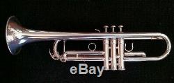 Pristine Silver Plated Yamaha YTR-5335G Allegro Step-Up Trumpet w Original Case