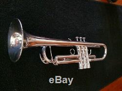 Pristine Silver Plated Yamaha YTR-5335G Allegro Step-Up Trumpet w Original Case