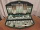 Pristine Vintage 40 Piece Faux Bone CUTLERY CANTEEN SET Made in Sheffield