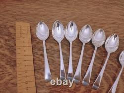 Pristine Vintage 50 Pc EPNS Faux Bone CUTLERY CANTEEN SET Viners Sheffield