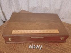 Pristine Vintage 50 Pc EPNS Faux Bone CUTLERY CANTEEN SET Viners Sheffield