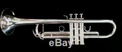 Pristine Yamaha YTR-6345S Silver Plated Professional Trumpet with Original Case