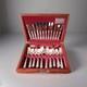 Quality Vintage Inkerman 44 Piece Silver Plated Cutlery Set in Original Box