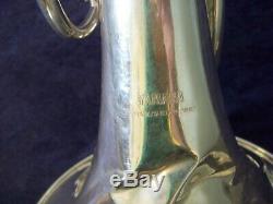 Quality Yamaha Yhr302m Silver Marching French Horn + Original Yamaha Case