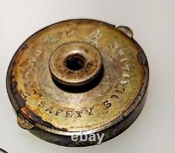 RARE Antique Silver Plate School of Musketry Cuff Button Cufflinks 1853 1919