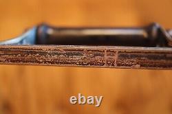 RARE SILVER PLATED PLATE WARMER STAND + ALUMINIUM TRAY TOP patent 18461/12
