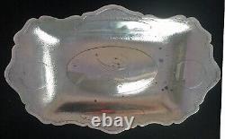 RARE Silver Metal Chinese Plate Dish SIGNED Quang Kuang Kee