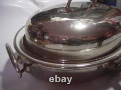 RARE Silver Plated Chafing Dish / Tureen- Hot Water Reservoir & Lid. WMF-C-1900