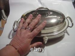 RARE Silver Plated Chafing Dish / Tureen- Hot Water Reservoir & Lid. WMF-C-1900