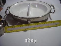 RARE Silver Plated Chafing Dish / Tureen- Hot Water Reservoir & Lid. WMF-C-1900