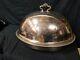 RARE Vintage Hotel Utah Meat Dome Entree Serving Tray, Silver Plate