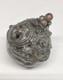 RARE large bronze with remnants of silver plating, part of the decoration. Rome
