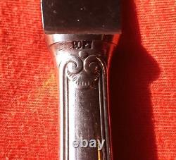 REINHARD HEYDRICH Personal Monogram Household Silver Plated Knife Silverware