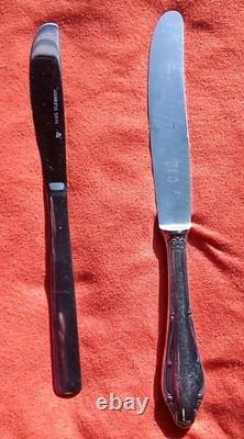 REINHARD HEYDRICH Personal Monogram Household Silver Plated Knife Silverware